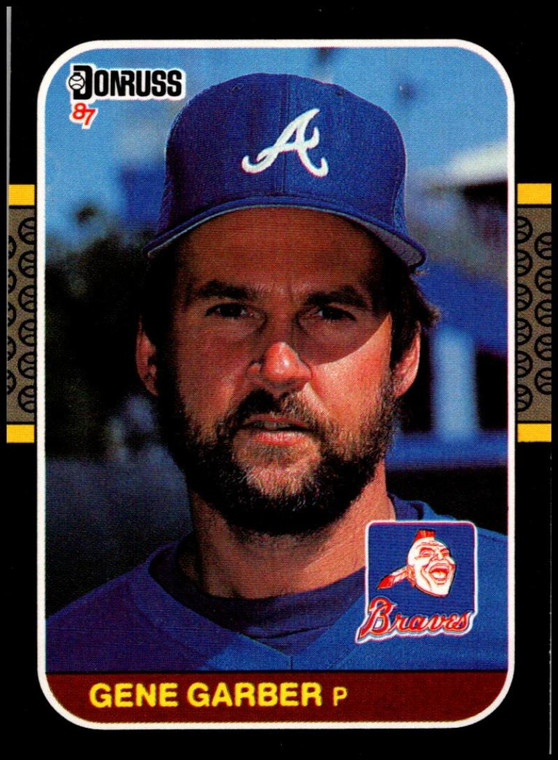 1987 Donruss #414 Gene Garber VG Atlanta Braves 