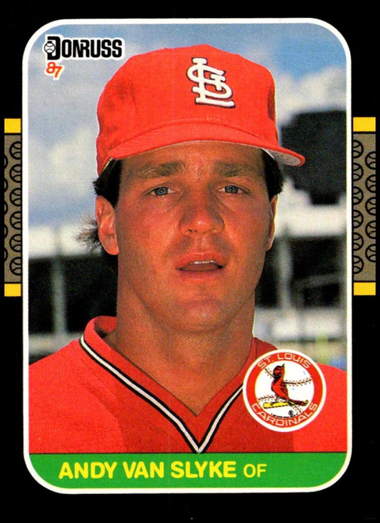 1987 Donruss #417 Andy Van Slyke VG St. Louis Cardinals 