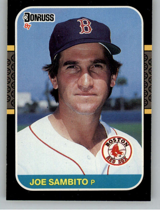 1987 Donruss #421 Joe Sambito VG Boston Red Sox 
