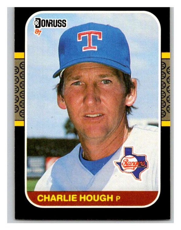 1987 Donruss #470 Charlie Hough VG Texas Rangers 