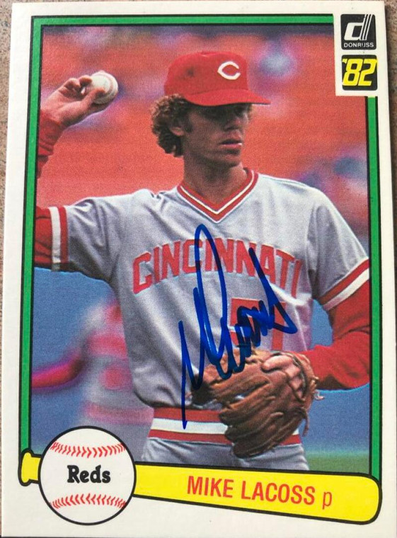 Mike LaCoss Autographed 1982 Donruss #440