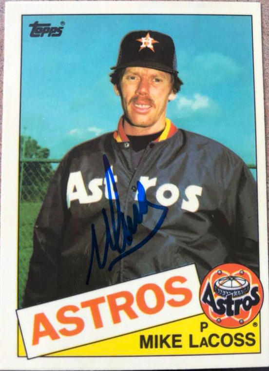 Mike LaCoss Autographed 1985 Topps Tiffany #666