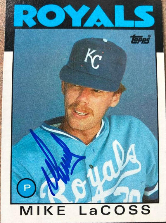 Mike LaCoss Autographed 1986 Topps #359