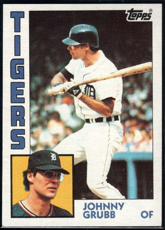 1984 Topps #42 Johnny Grubb VG Detroit Tigers 