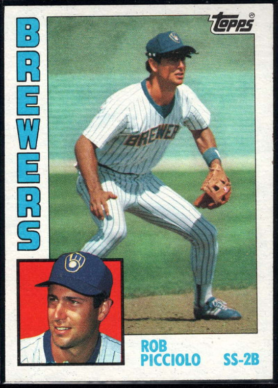 1984 Topps #88 Rob Picciolo VG Milwaukee Brewers 