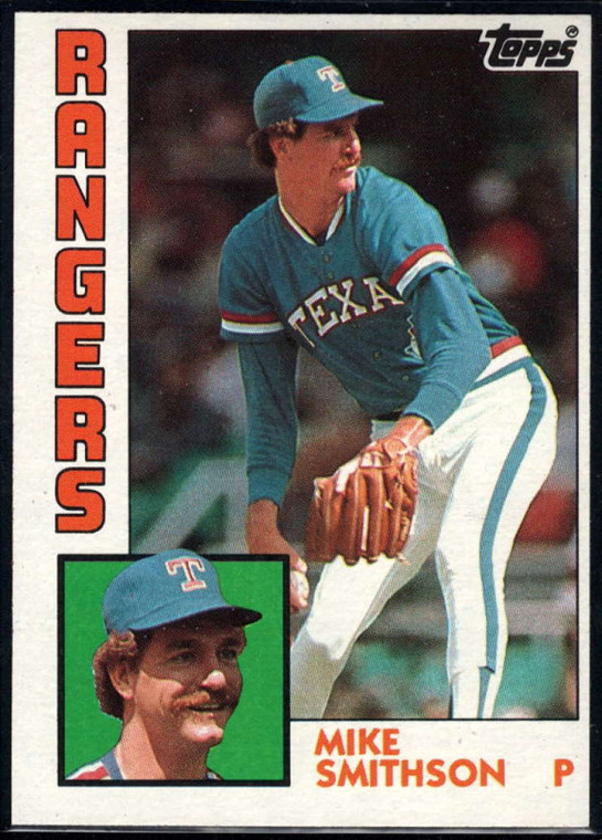 1984 Topps #89 Mike Smithson VG Texas Rangers 