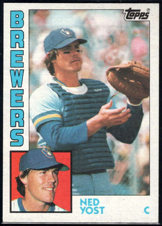 1984 Topps #107 Ned Yost VG Milwaukee Brewers 