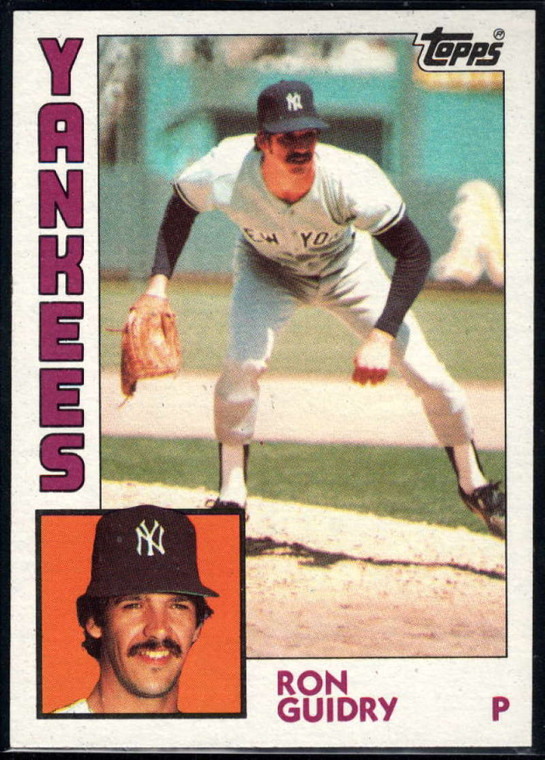 1984 Topps #110 Ron Guidry VG New York Yankees 