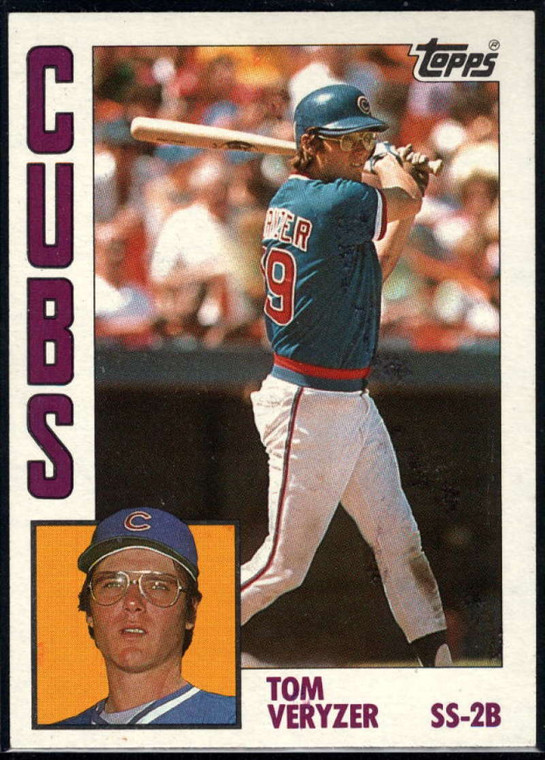 1984 Topps #117 Tom Veryzer VG Chicago Cubs 