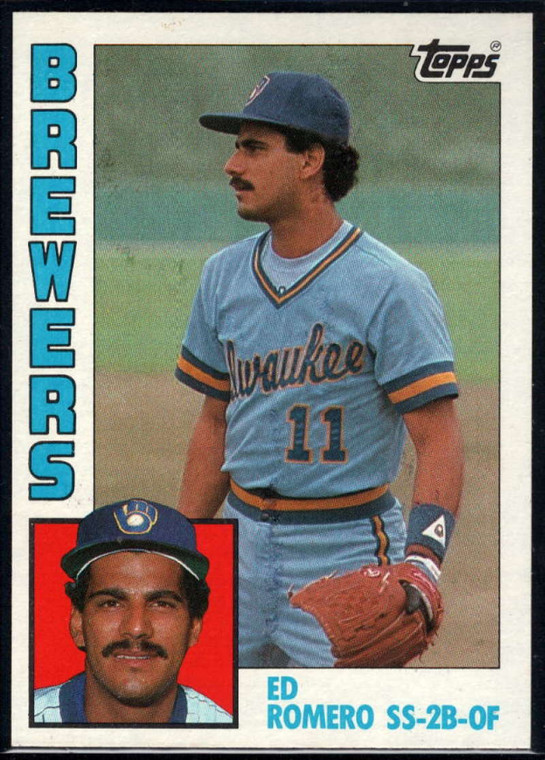 1984 Topps #146 Ed Romero VG Milwaukee Brewers 