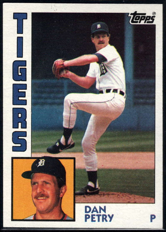 1984 Topps #147 Dan Petry VG Detroit Tigers 