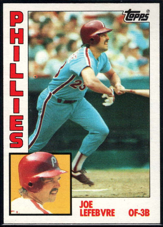 1984 Topps #148 Joe Lefebvre VG Philadelphia Phillies 
