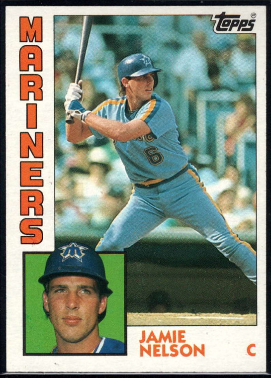1984 Topps #166 Jamie Nelson VG RC Rookie Seattle Mariners 
