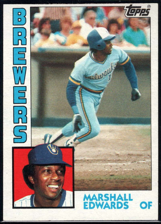 1984 Topps #167 Marshall Edwards VG Milwaukee Brewers 