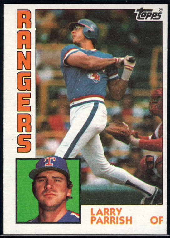 1984 Topps #169 Larry Parrish VG Texas Rangers 