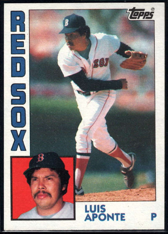 1984 Topps #187 Luis Aponte VG Boston Red Sox 