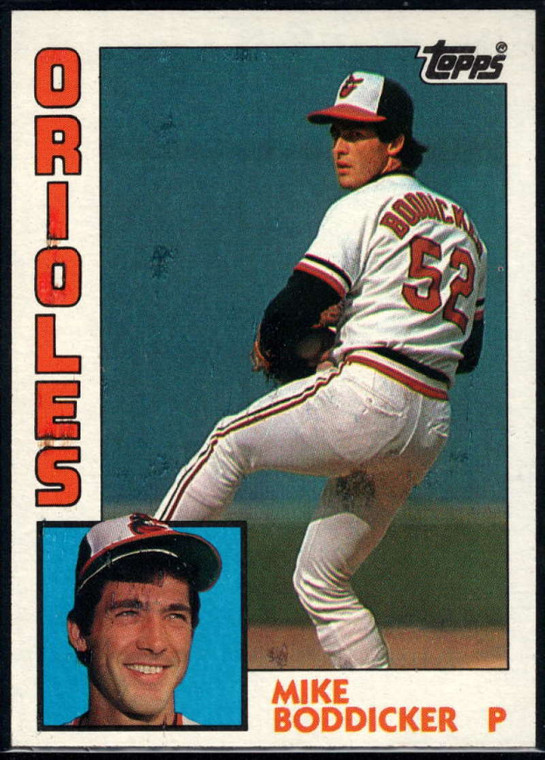 1984 Topps #191 Mike Boddicker VG Baltimore Orioles 