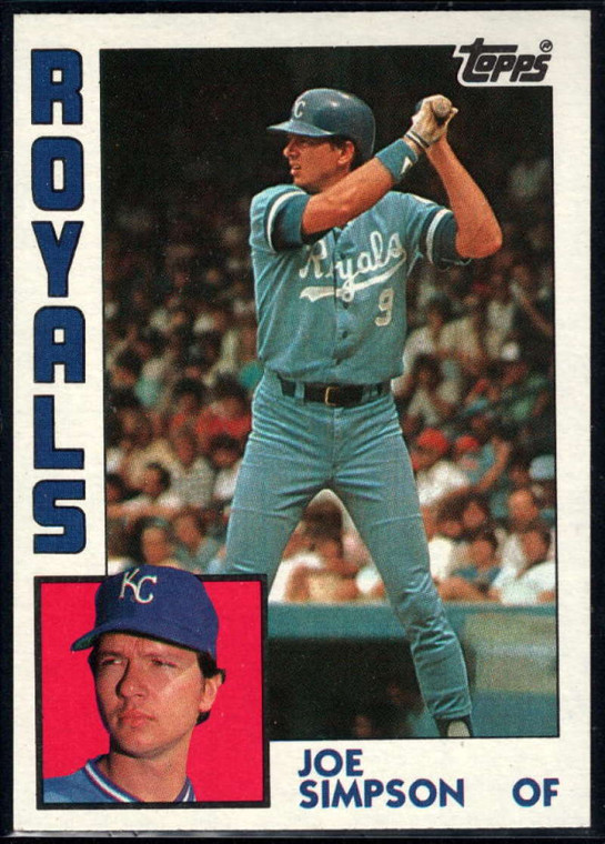 1984 Topps #219 Joe Simpson VG Kansas City Royals 