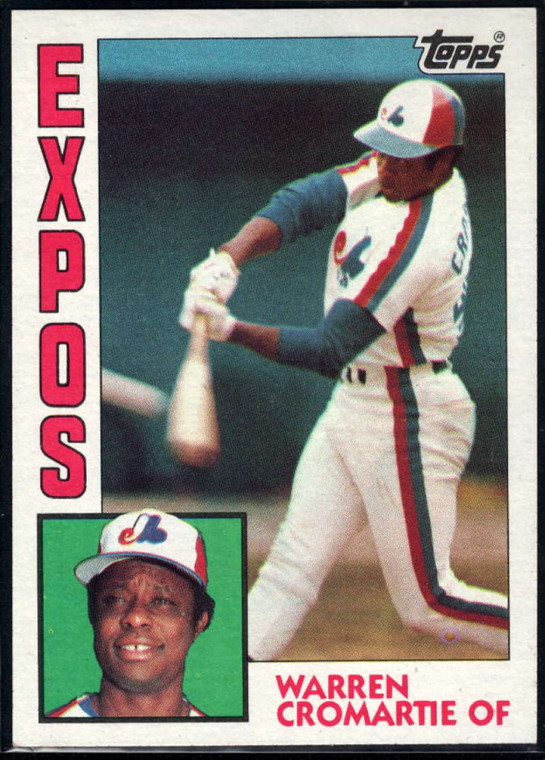 1984 Topps #287 Warren Cromartie VG Montreal Expos 