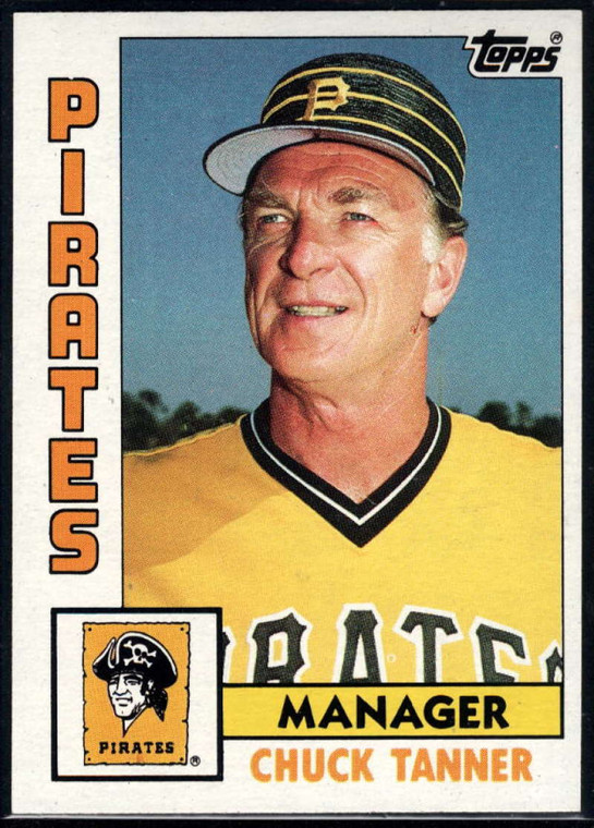 1984 Topps #291 Chuck Tanner MG VG Pittsburgh Pirates 