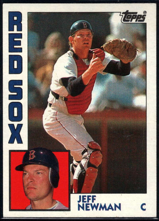 1984 Topps #296 Jeff Newman VG Boston Red Sox 