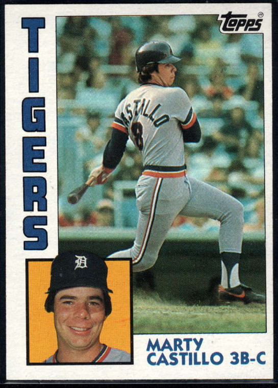 1984 Topps #303 Marty Castillo VG Detroit Tigers 