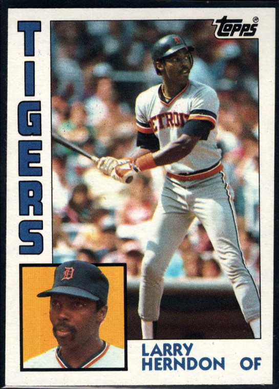 1984 Topps #333 Larry Herndon VG Detroit Tigers 