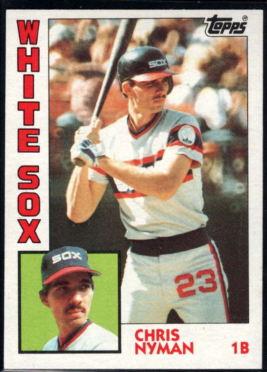 1984 Topps #382 Chris Nyman VG RC Rookie Chicago White Sox 