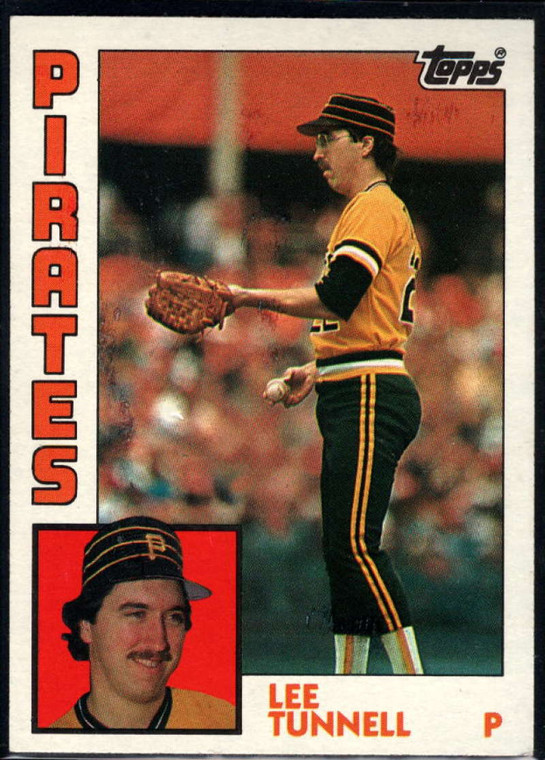 1984 Topps #384 Lee Tunnell VG Pittsburgh Pirates 