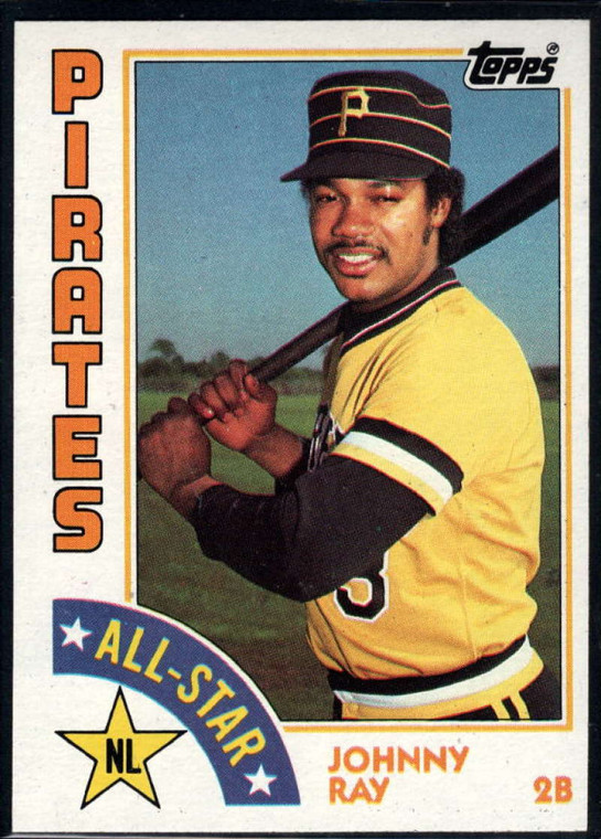 1984 Topps #387 Johnny Ray AS VG Pittsburgh Pirates 