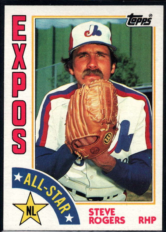 1984 Topps #394 Steve Rogers AS VG Montreal Expos 