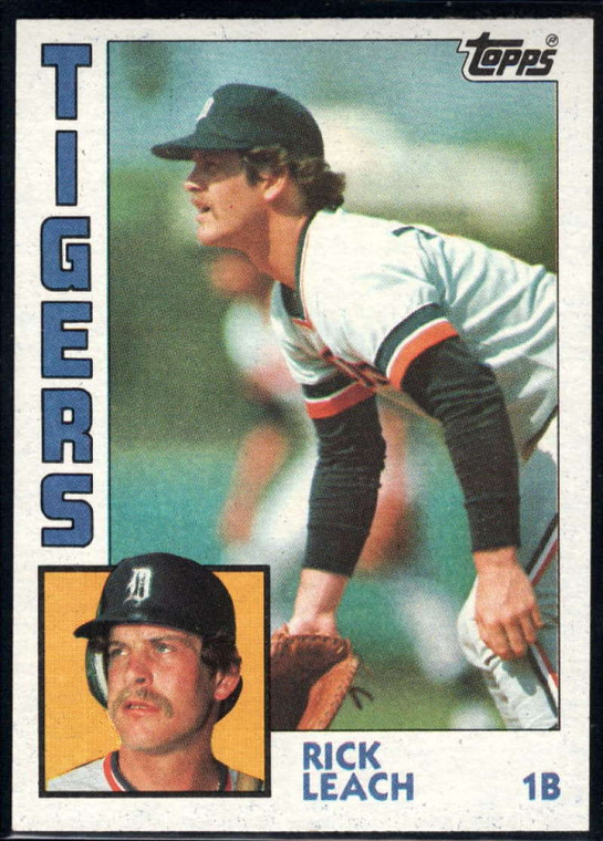 1984 Topps #427 Rick Leach VG Detroit Tigers 