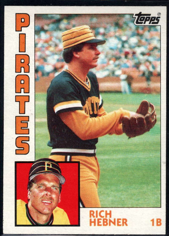 1984 Topps #433 Richie Hebner VG Pittsburgh Pirates 