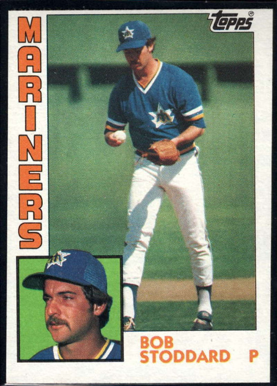 1984 Topps #439 Bob Stoddard VG Seattle Mariners 