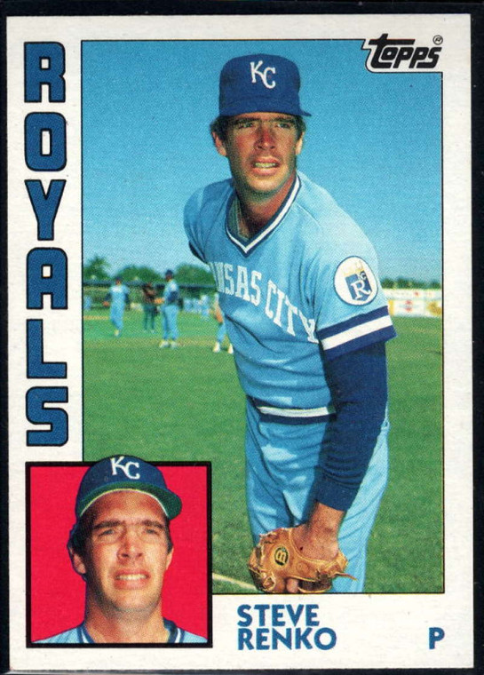 1984 Topps #444 Steve Renko VG Kansas City Royals 