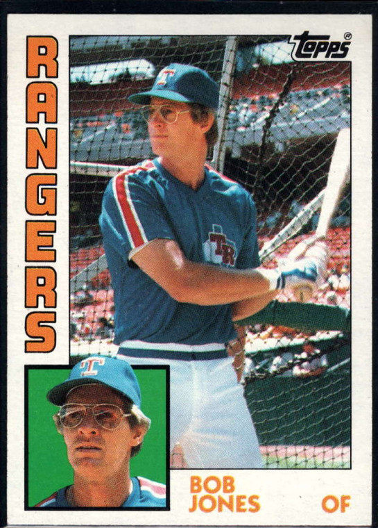 1984 Topps #451 Bob Jones VG Texas Rangers 