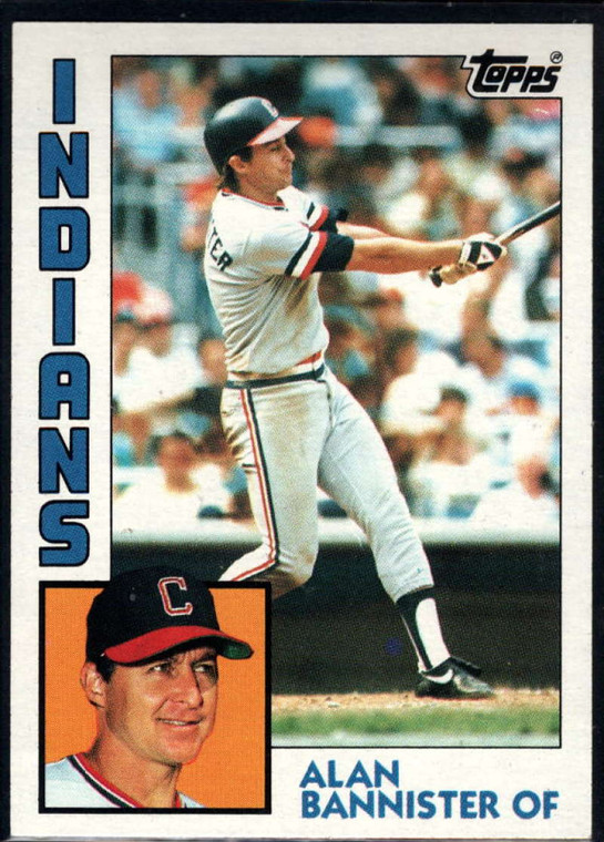 1984 Topps #478 Alan Bannister VG Cleveland Indians 