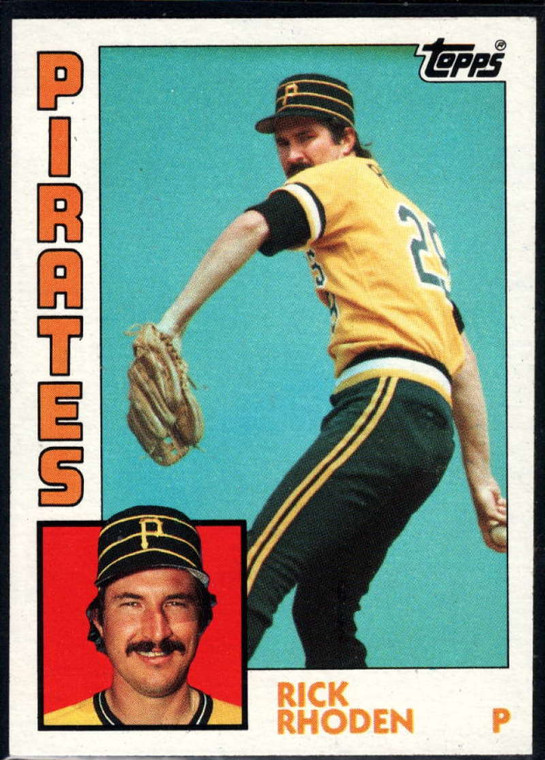 1984 Topps #485 Rick Rhoden VG Pittsburgh Pirates 
