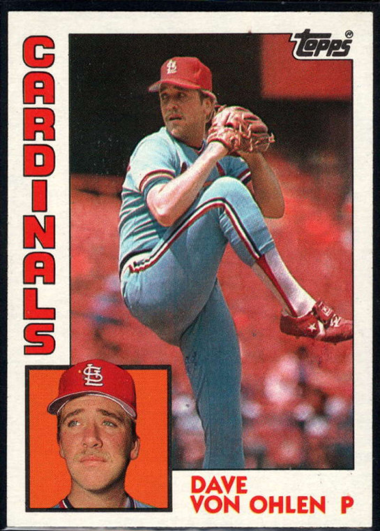 1984 Topps #489 Dave Von Ohlen VG St. Louis Cardinals 