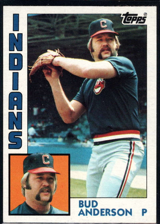 1984 Topps #497 Bud Anderson VG Cleveland Indians 