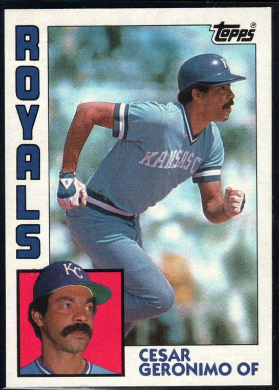 1984 Topps #544 Cesar Geronimo VG Kansas City Royals 