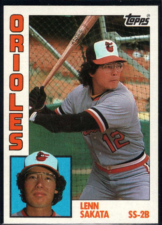 1984 Topps #578 Lenn Sakata VG Baltimore Orioles 