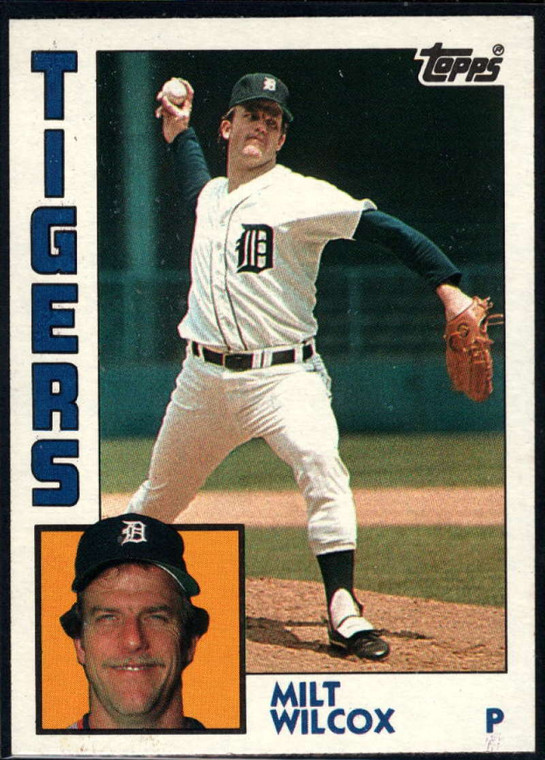 1984 Topps #588 Milt Wilcox VG Detroit Tigers 