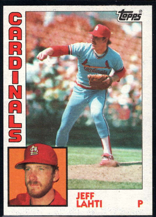 1984 Topps #593 Jeff Lahti VG St. Louis Cardinals 