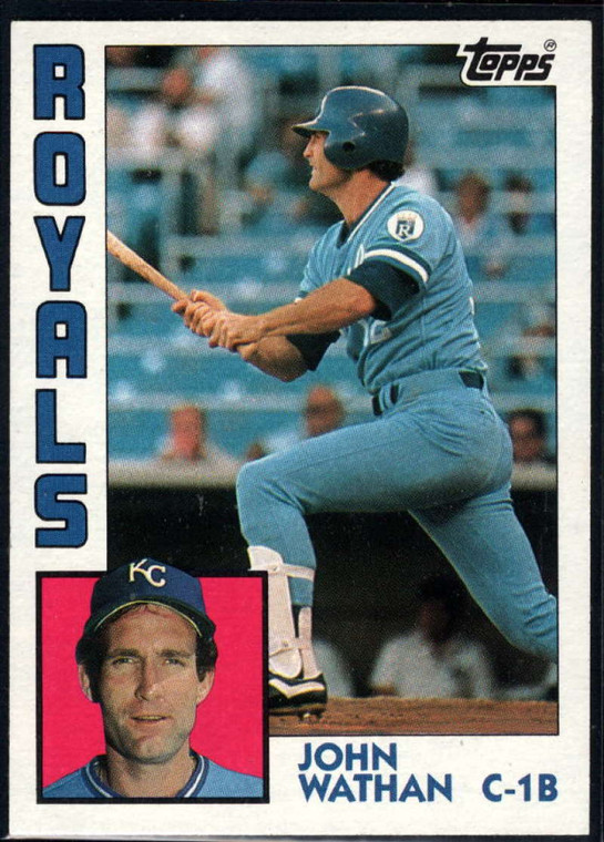 1984 Topps #602 John Wathan VG Kansas City Royals 