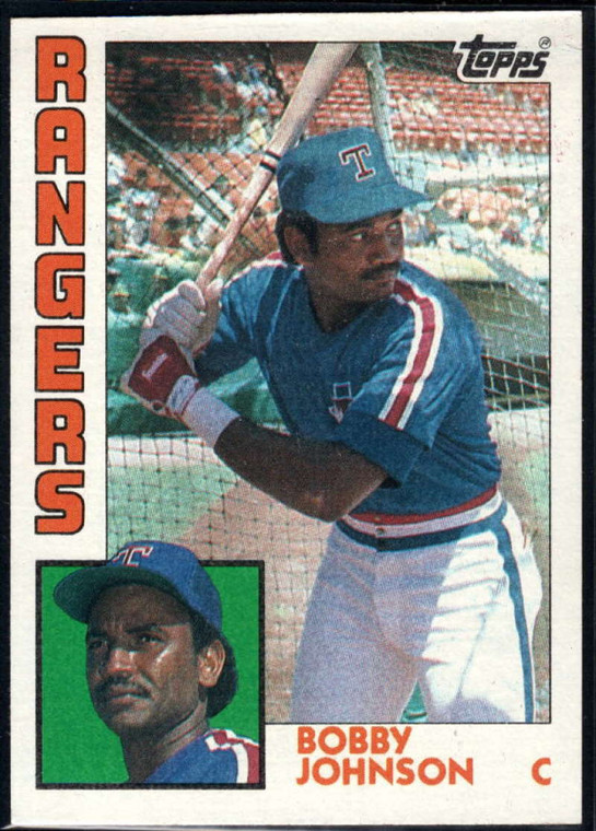 1984 Topps #608 Bobby Johnson VG Texas Rangers 