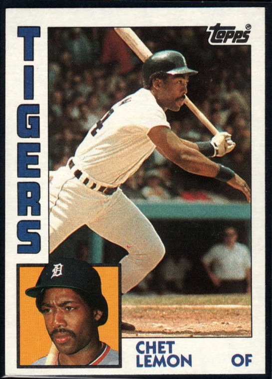 1984 Topps #611 Chet Lemon VG Detroit Tigers 