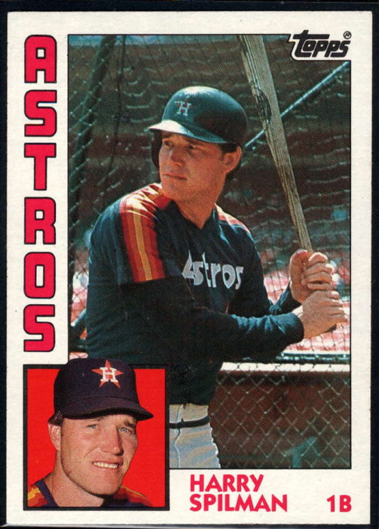 1984 Topps #612 Harry Spilman VG Houston Astros 