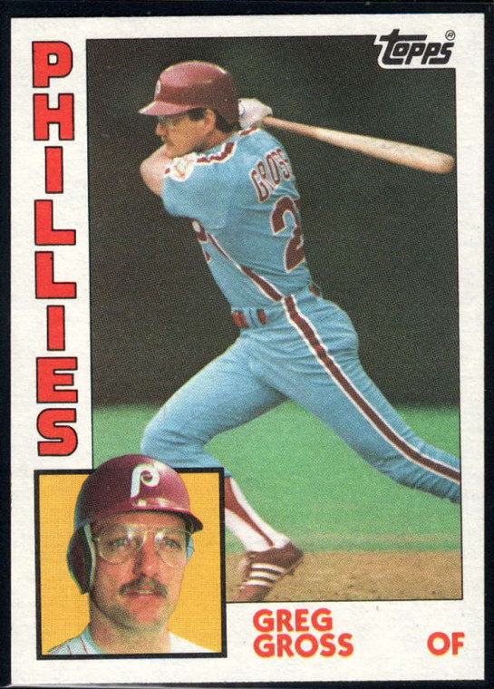 1984 Topps #613 Greg Gross VG Philadelphia Phillies 