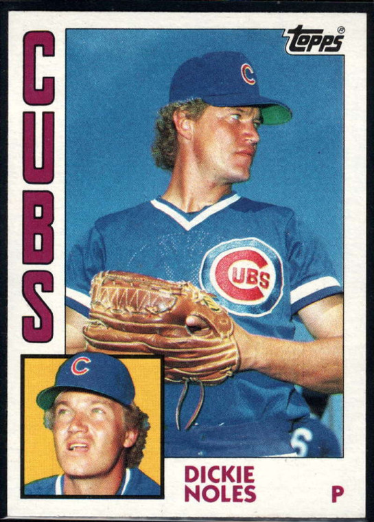 1984 Topps #618 Dickie Noles VG Chicago Cubs 